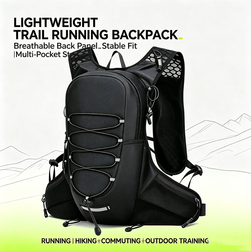 Trail Running Vest - Sac à dos d'hydratation léger et
