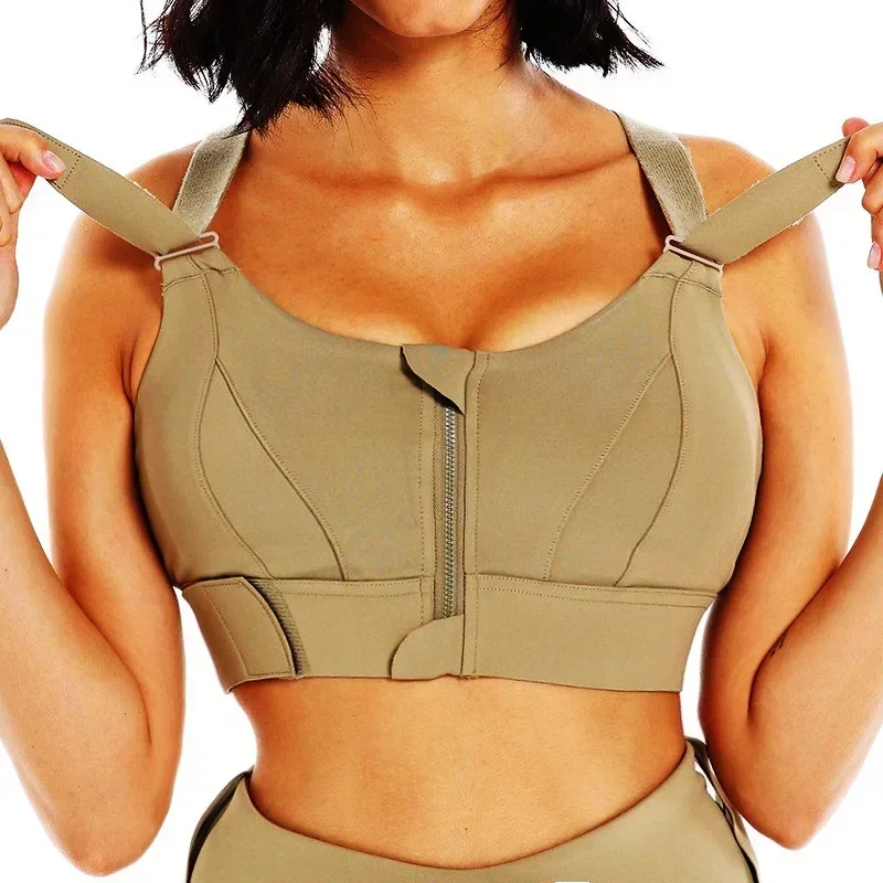 Trail Running Vest - Soutien-gorge de sport à fermeture éclair