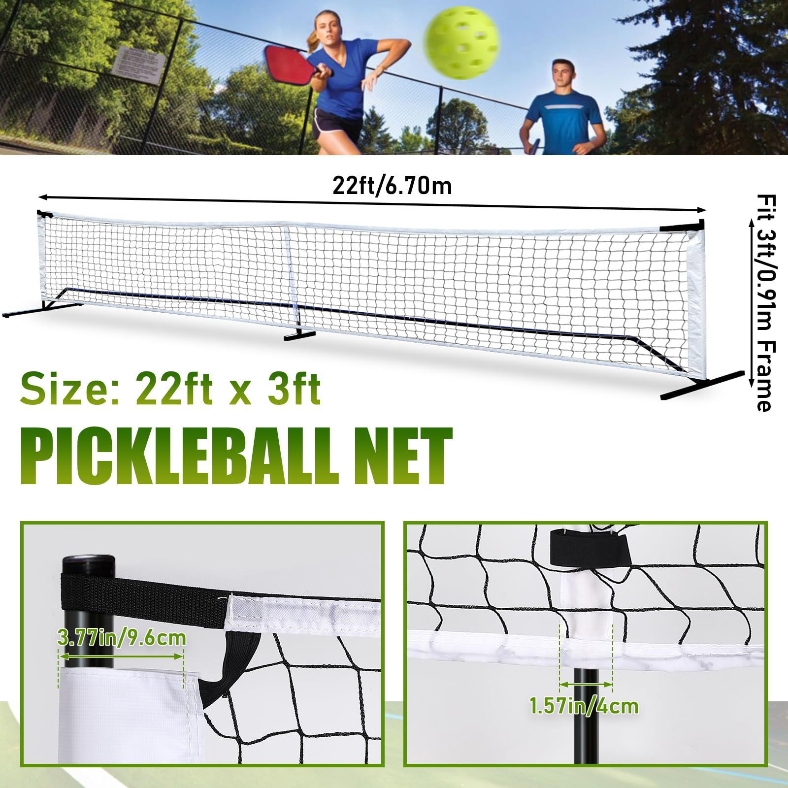Outdoor Sports Net - 1 pièce/lot Système de filet de