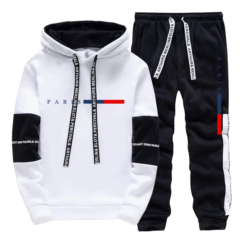 Outdoor Sportswear - Ensemble Homme/Haut à Capuche/Pantalon – Mode