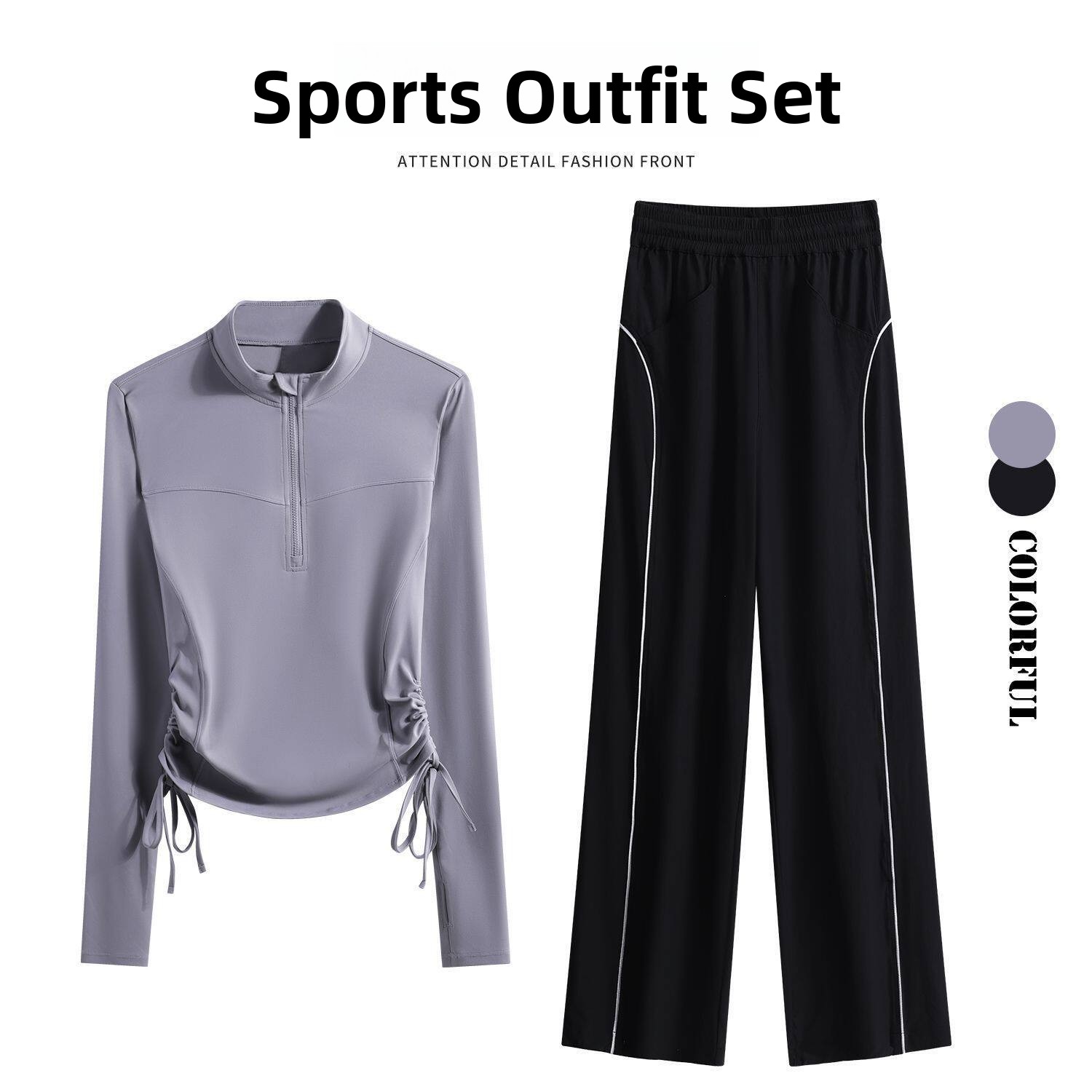 Outdoor Sport Outfit - Ensemble de sport pour femmes, séchage