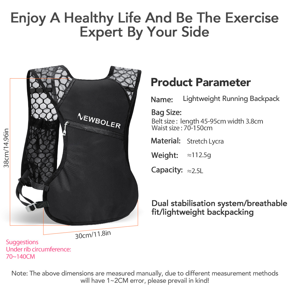 NEWBOLER extérieur Trail cours - Trail Running Vest avis et prix