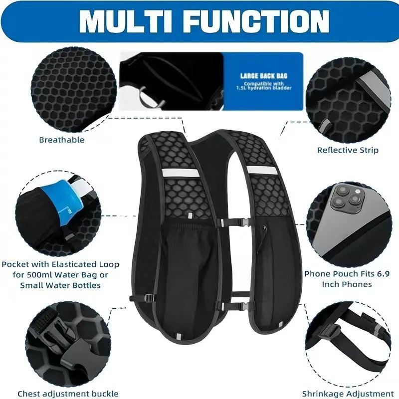 Gilet d'hydratation pour la co - Trail Running Vest avis et prix