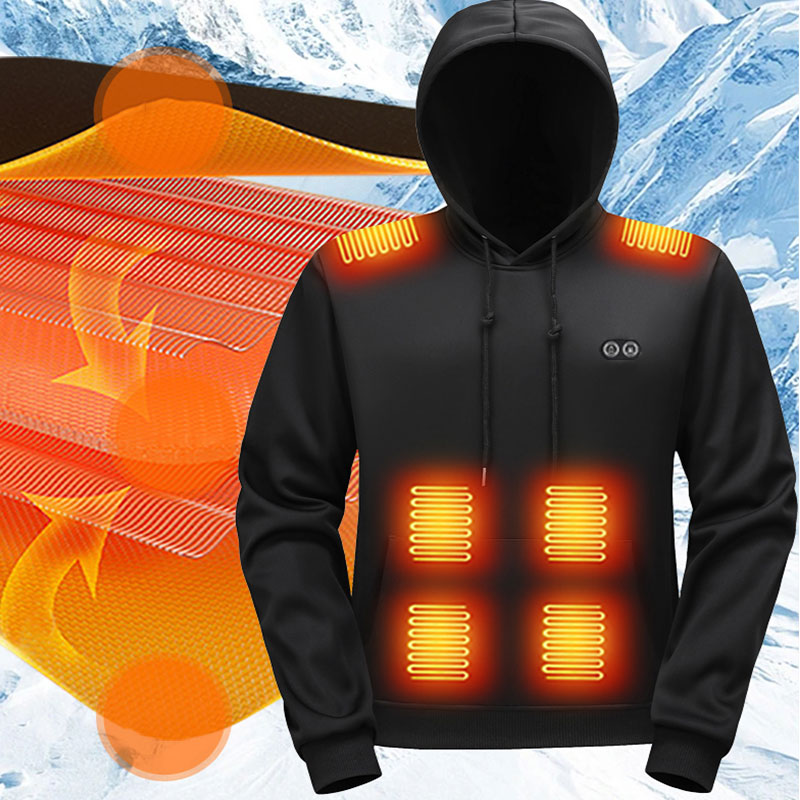 Sweat-shirt à capuche chauffan - Outdoor Sport Hoodie avis et prix