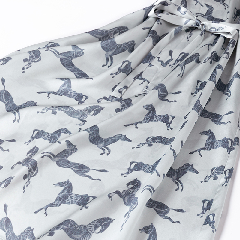 Robe longue midi pour femme 10 - Lunge Line Horse avis et prix