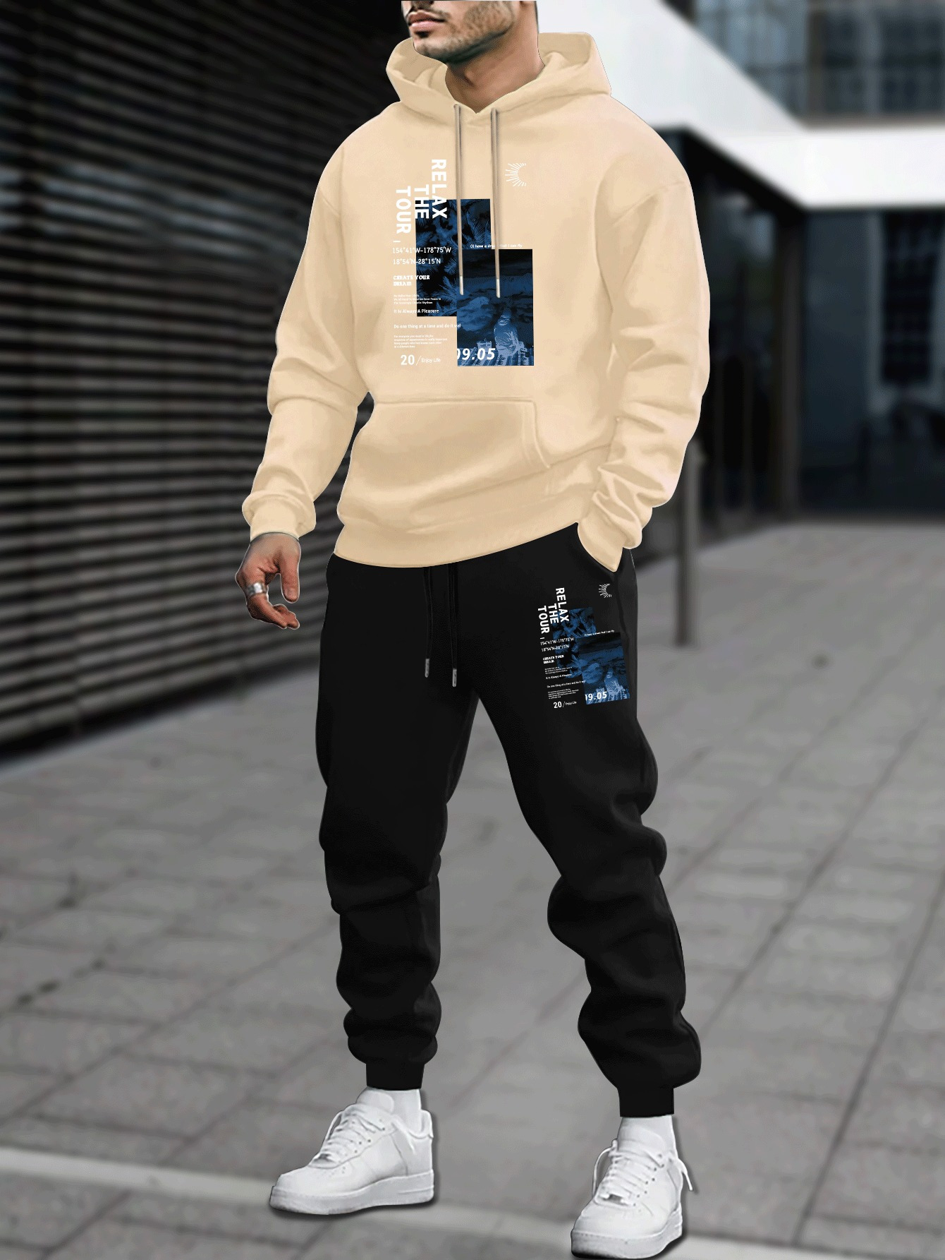 Ensemble 2 pièces sweat à capu - Outdoor Sport Hoodie avis et prix