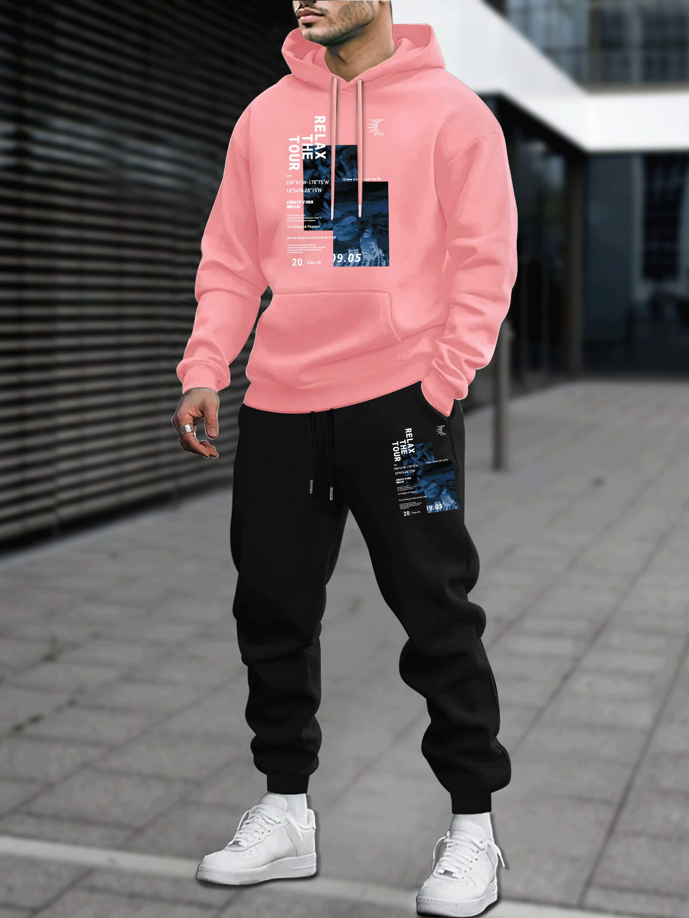Ensemble 2 pièces sweat à capu - Outdoor Sport Hoodie avis et prix