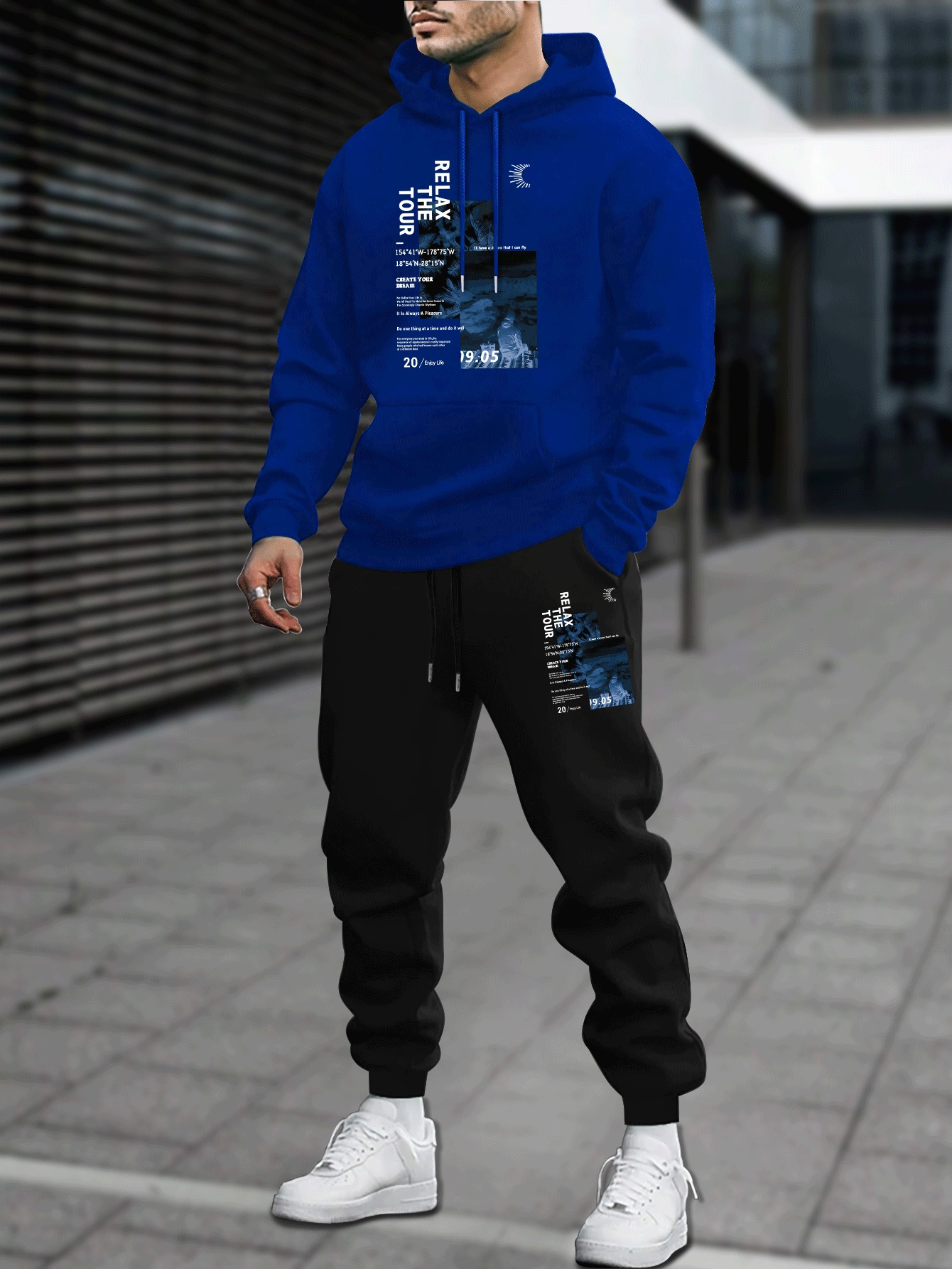 Ensemble 2 pièces sweat à capu - Outdoor Sport Hoodie avis et prix