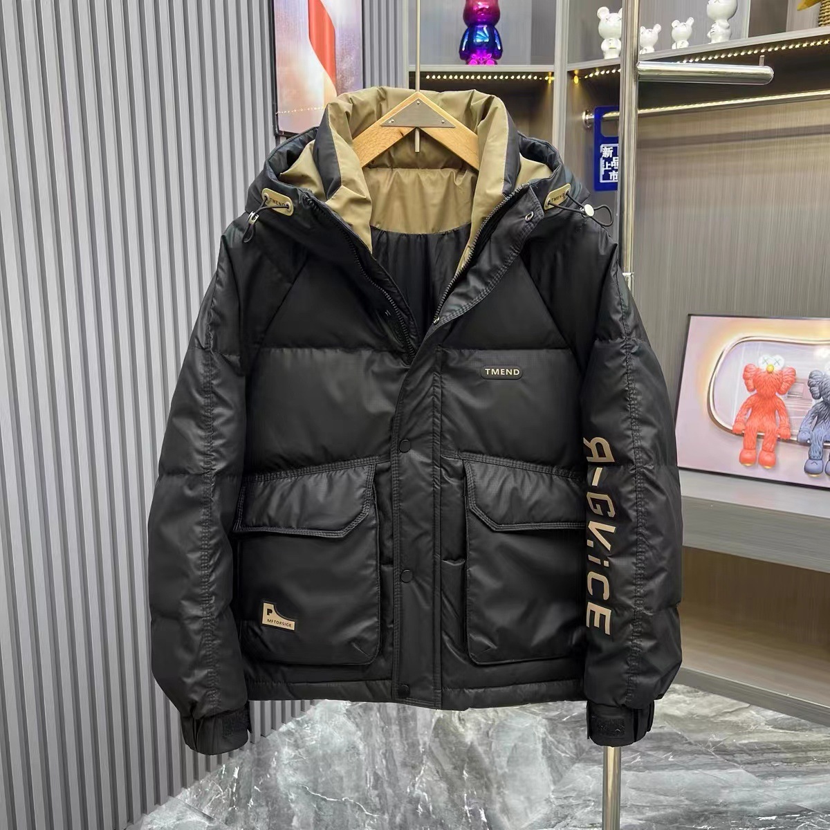 Doudoune courte à capuche coup - Outdoor Sport Winter Jacket avis et prix